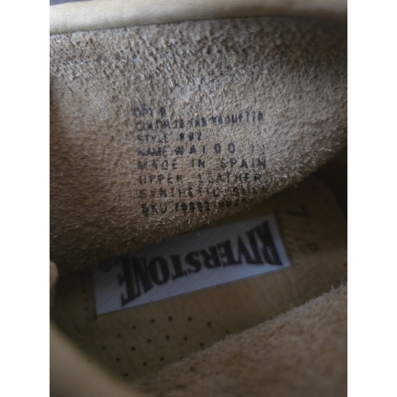 Leather Moccasin Style Casual Ankle Boot Shoe Made in Spain Mens Sz 7.5 - Picture 7 of 7